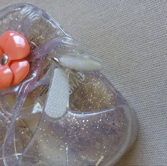 Gymboree Flower Sparkle Jelly Sandals - Picture 4 of 8